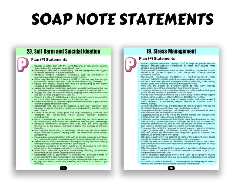 Tcm Soap Note.pdf SOAP Note Statements | Therapy Documentation Guide (PDF Download) - Etsy