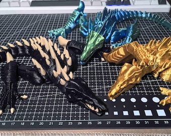 Juguete articulado Skullcrawler impreso en 3D: Figura de Kong Skull Island Monster