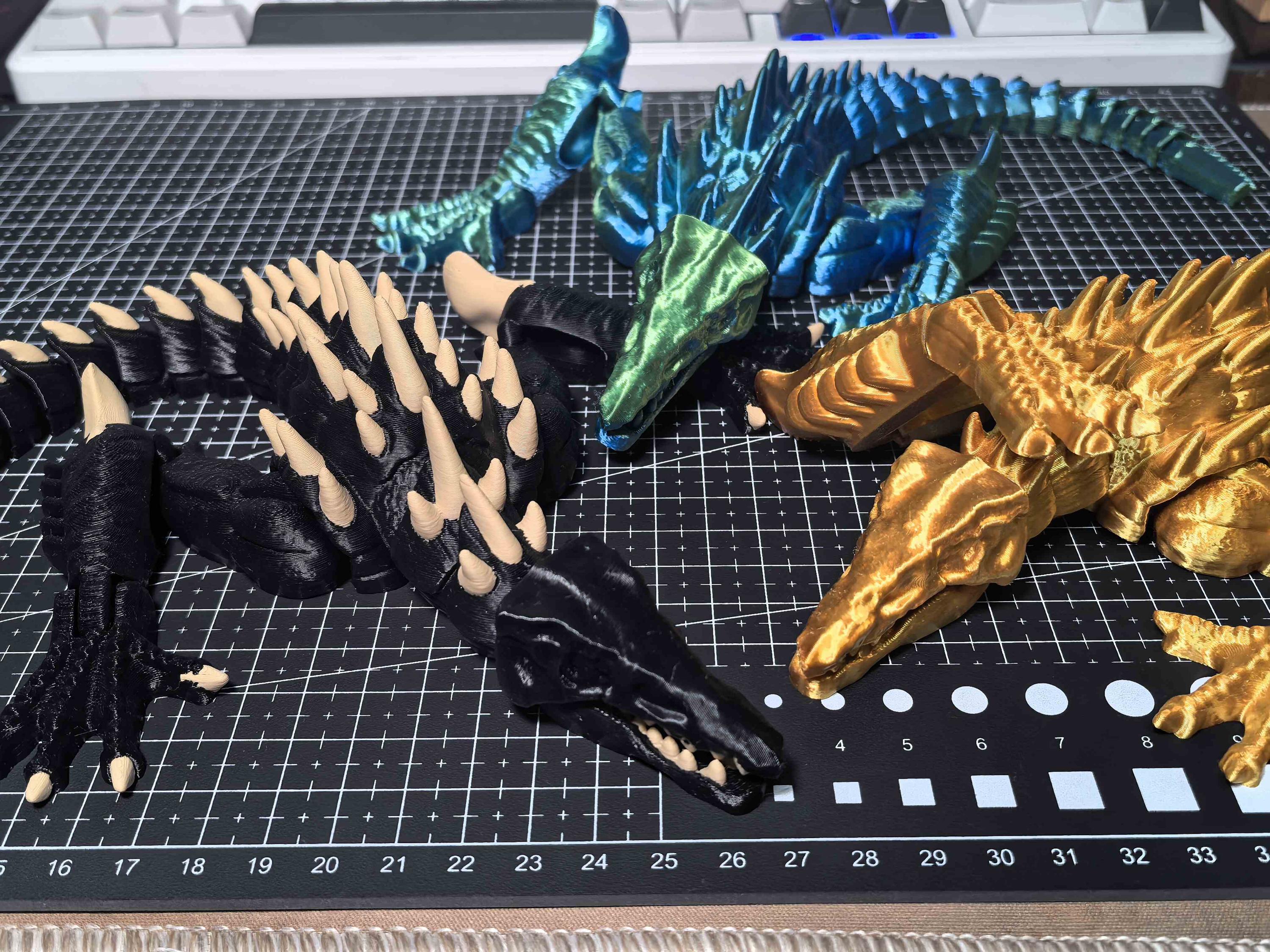 3D Printed Articulating Skullcrawler Toy: Kong Skull Island