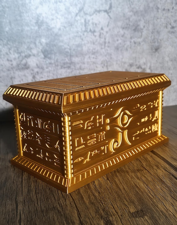 3D Printed Gold Millennium Puzzle and Millennium Sarcophagus Deck