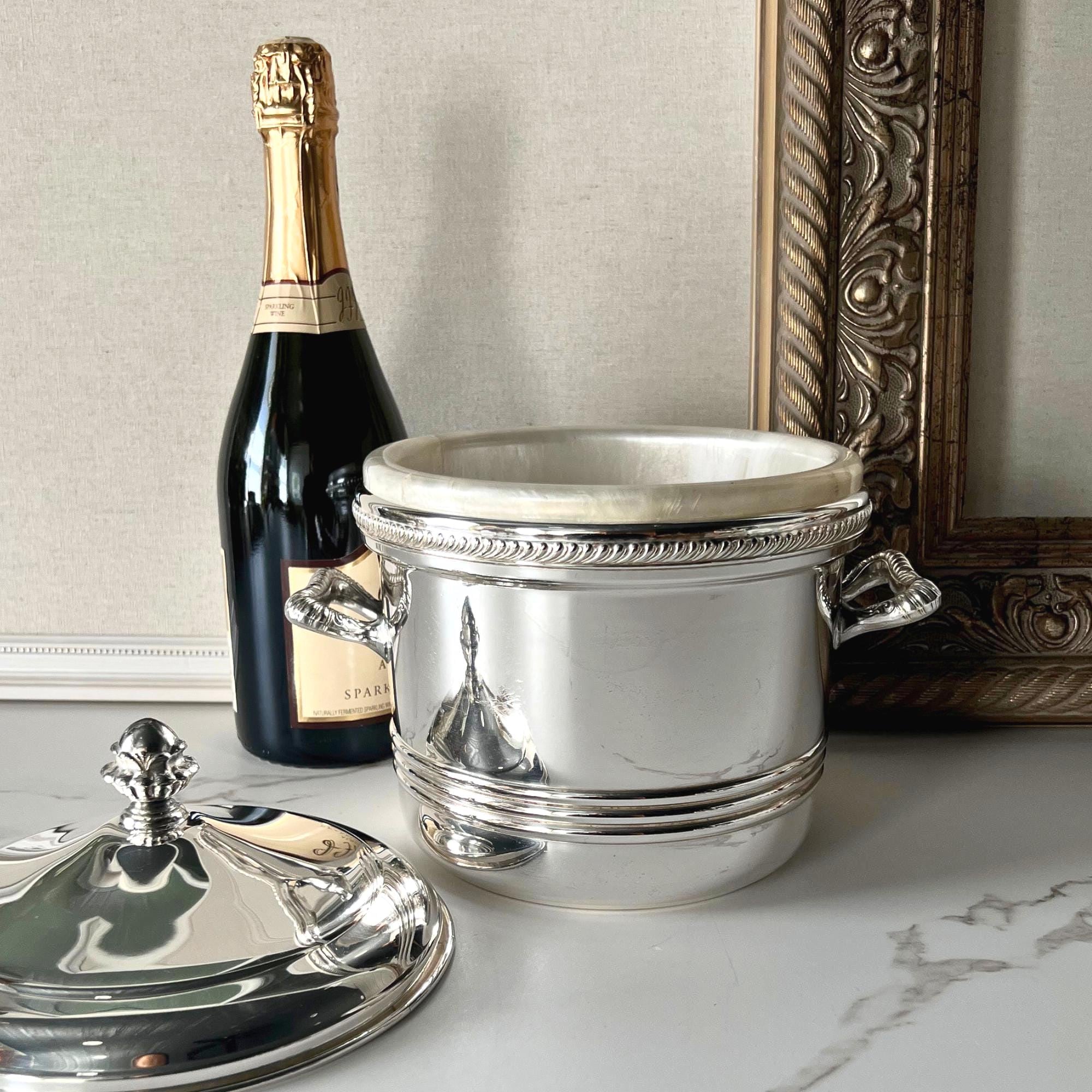 Vintage Silverplate Ice Bucket - Etsy