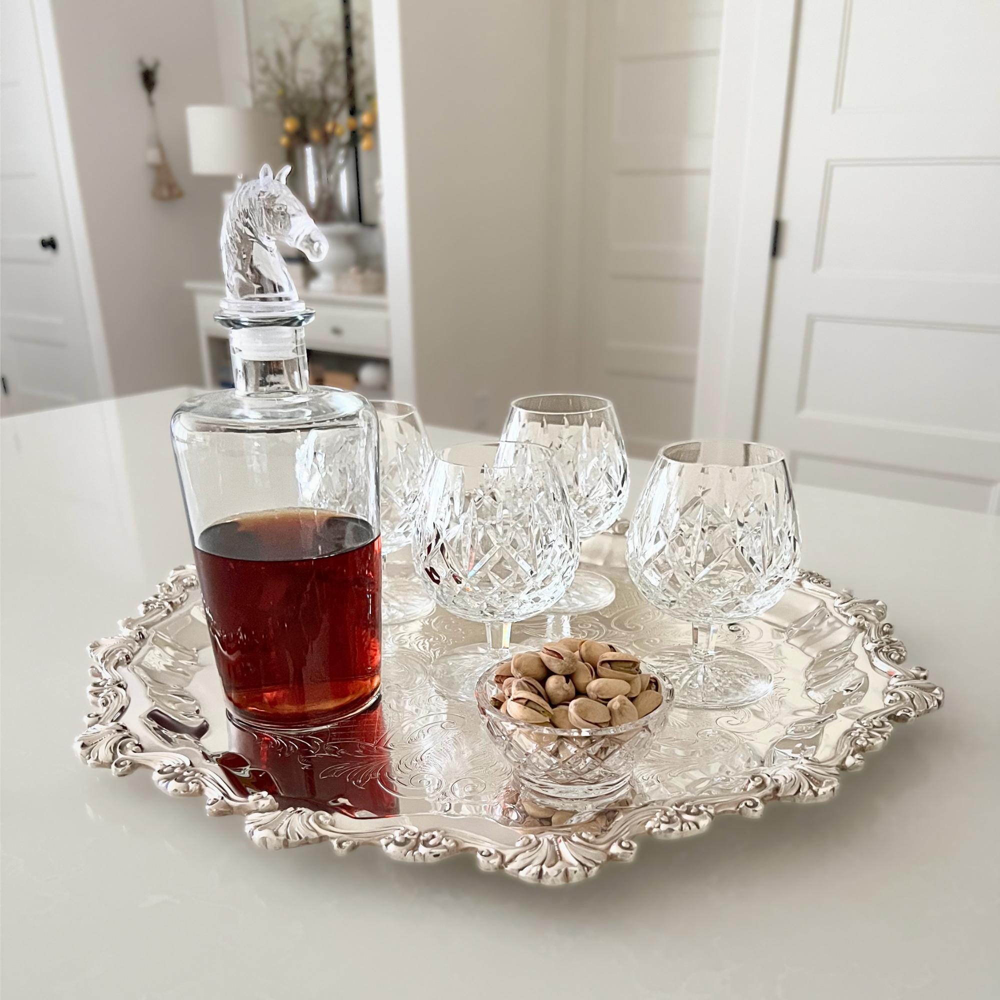 Sheridan Large Silverplate Tray - Etsy