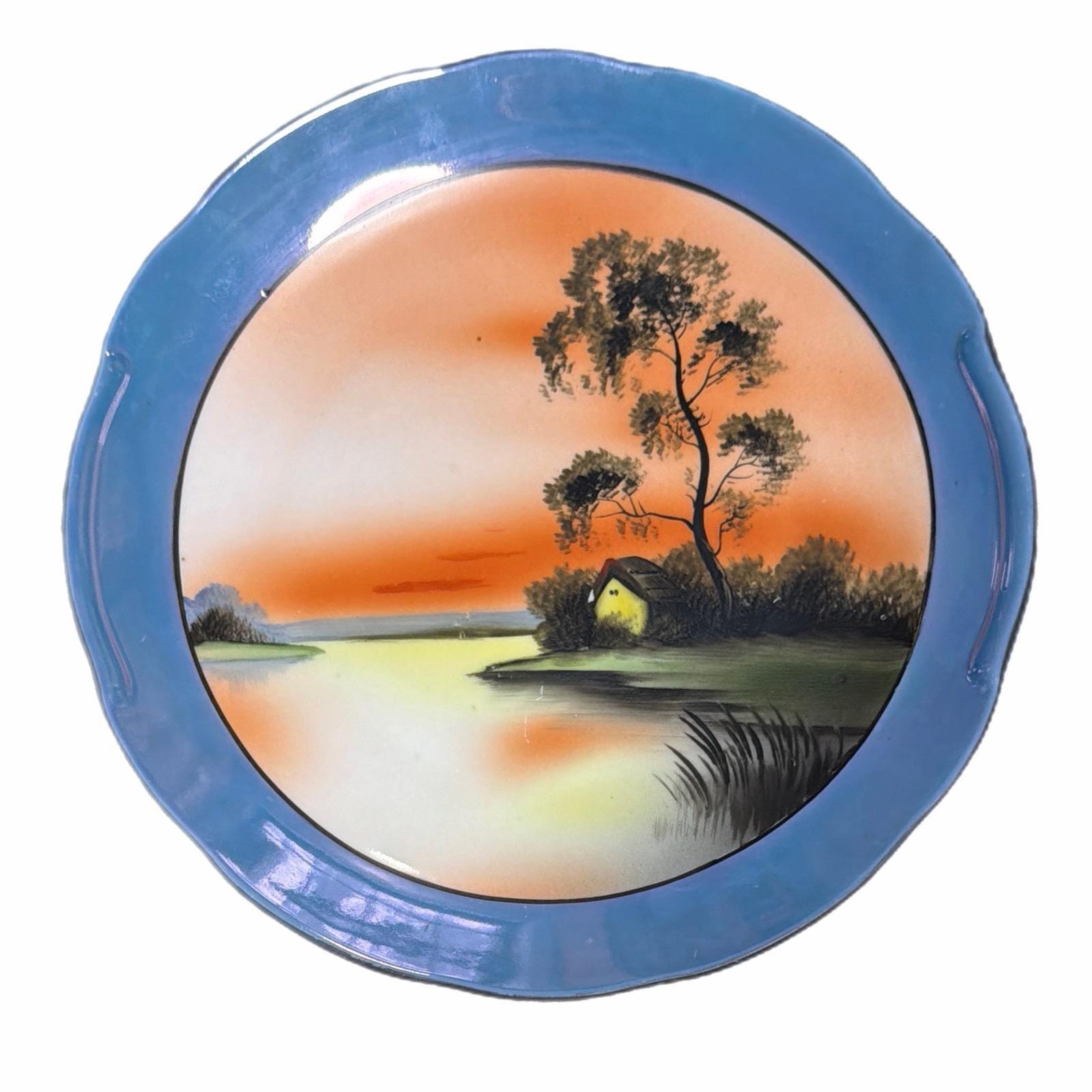 Landscape Painted Plate - Etsy