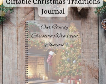 Diario de tradiciones navideñas: Recuerdo familiar de las fiestas (descarga instantánea)