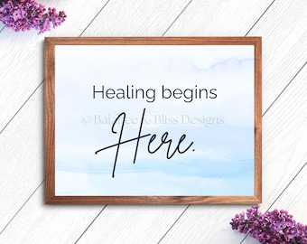 Healing Begins Here Print: kantoorinrichting motiverende therapie (pdf)