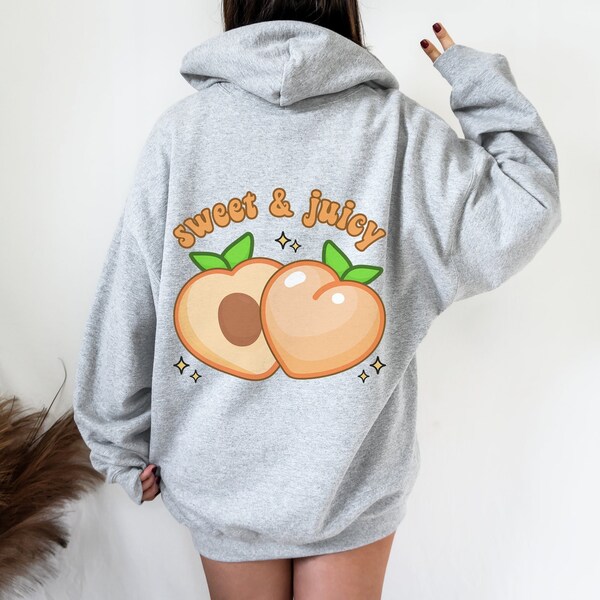 FRUITS - Kawaii Polka Dot Patch Fleece Hoodie