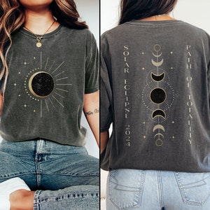 Total Solar Eclipse Shirt | Path of Totality Shirt | Countdown to Totality | Celestial Shirt | Astronomy Sun Shirt | Comfort Colors