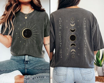 Total Solar Eclipse Shirt | Path of Totality Shirt | Countdown to Totality | Celestial Shirt | Astronomy Sun Shirt | Comfort Colors