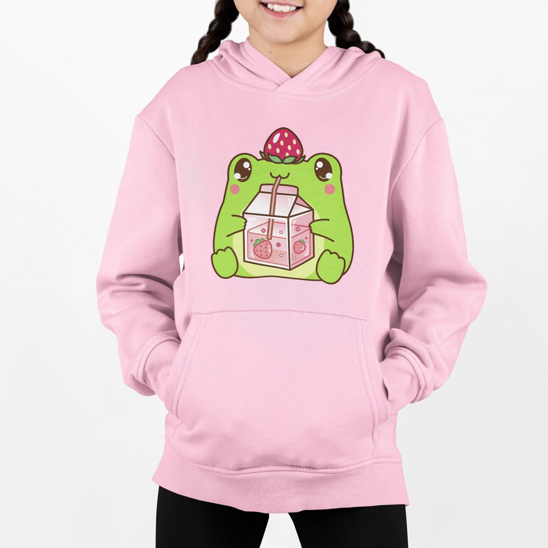 kids frog hoodie
