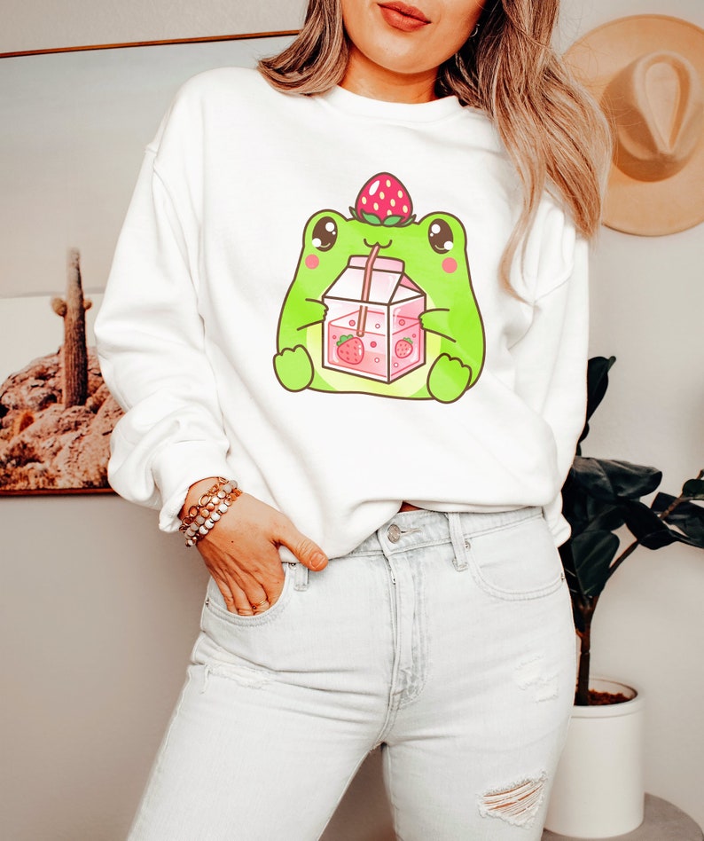 frufru - Kawaii Strawberry Cake Knit Sweater