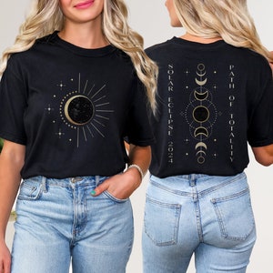 Total Solar Eclipse Shirt | Path of Totality Shirt | Countdown to Totality | Celestial Shirt | Astronomy Sun Shirt | Comfort Colors