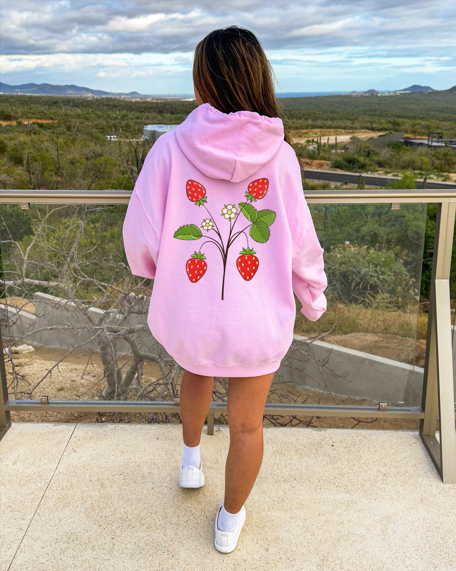 Strawberry Hoodie Cottagecore Hoodie Strawberry Clothes - Etsy