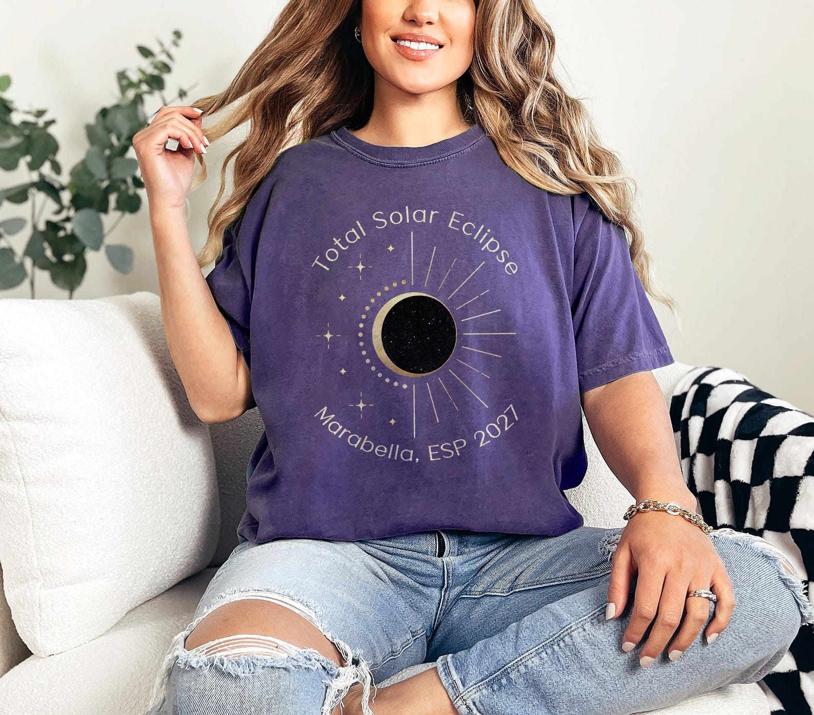 Circle Total Solar Eclipse Celestial Fanatic T-Shirt