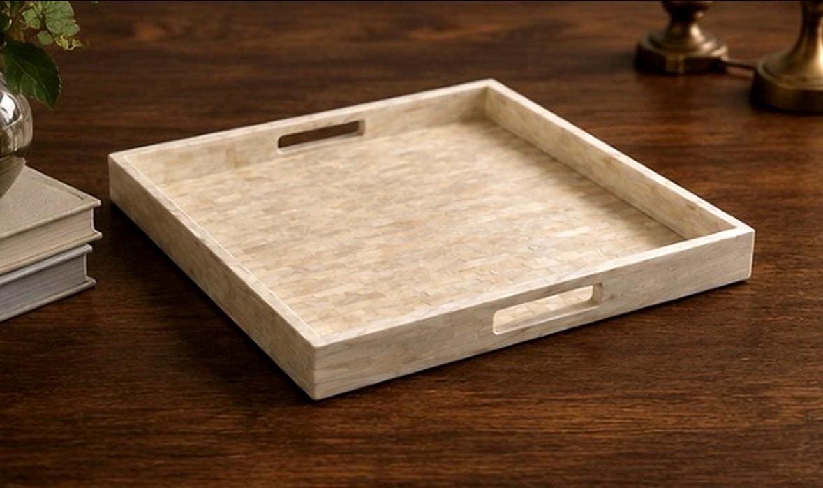 Lacquered Square Tray - Etsy