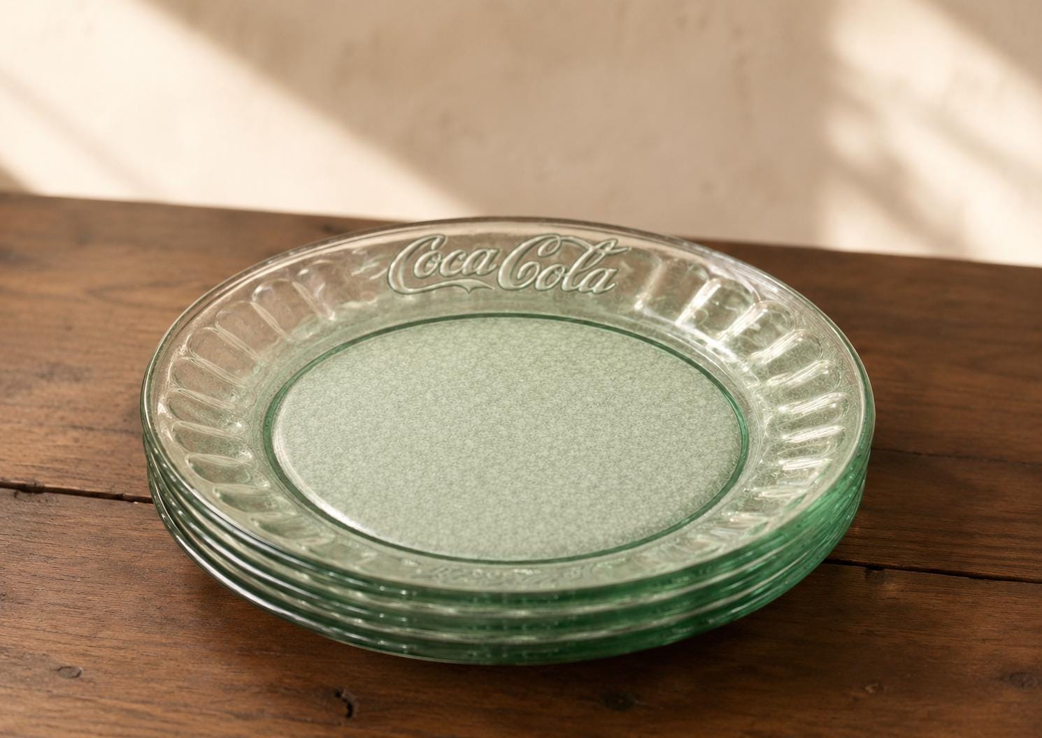 Coca-Cola ビンテージ ガラスプレート Coca Cola Glass Plate - Etsy