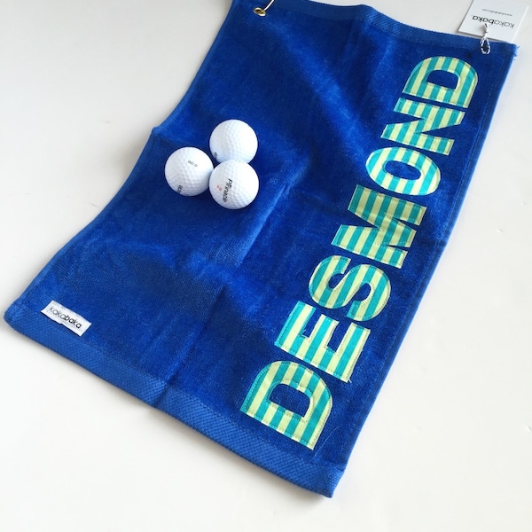 Personalized Youth Golf Towel, Kids Golf Towel for Girls Boys