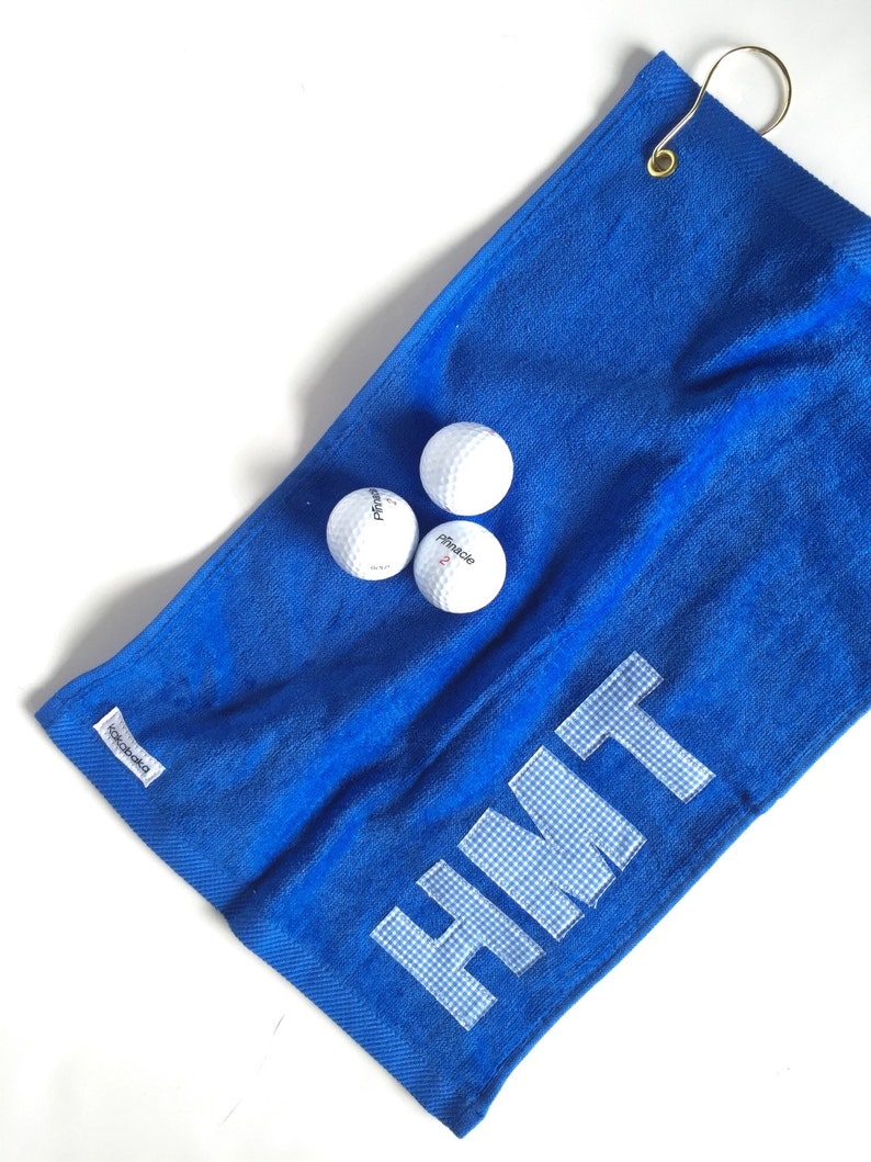 Personalized Youth Golf Towel Blue Kids Golf Towel for Girls Etsy