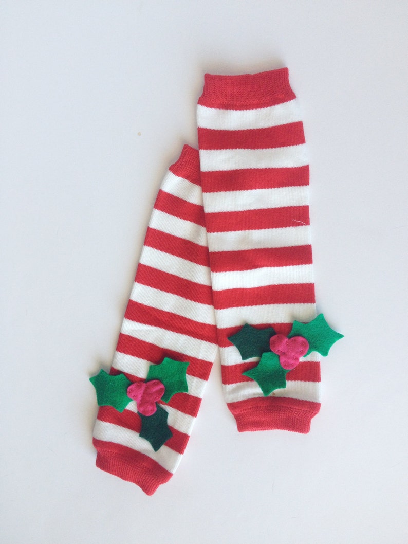 Christmas Leg Warmers Holly Berry Leg Warmers Red and White Etsy