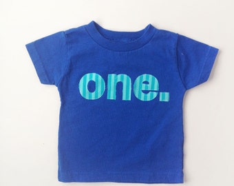 Primer cumpleaños azul camiseta - uno Uno Eins Umm