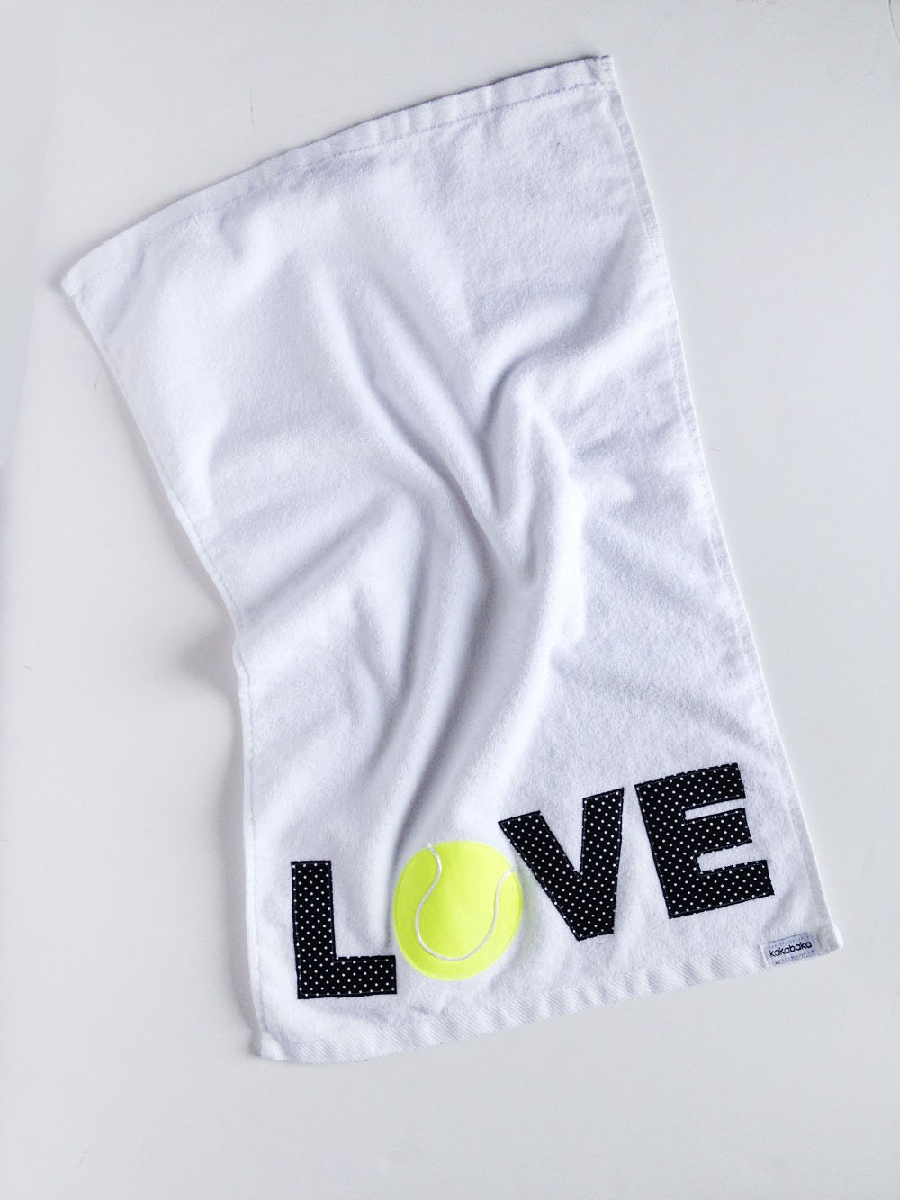 Pink Tennis Towel LOVE Tennis Towel Mother's Day Gift Etsy