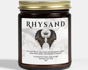 Rhysand Candle - ACOTAR Reader Gift