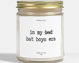 Bat Boys Bookish Candle - ACOTAR Lover Gift