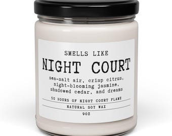 Night Court Scented Soy Candle – ACOTAR Reader Gift