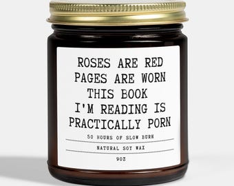 Smut Reader Bookish Candle - Book Lover Gift