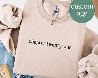 Sudadera de cumpleaños personalizada de Chapter Birthday