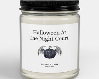 Halloween At The Night Court Candle - ACOTAR Bookish Gift