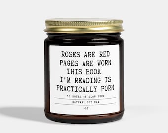 Smut Readers Soja-geurkaars - leesgrage cadeau voor liefhebbers van pittige romantiek