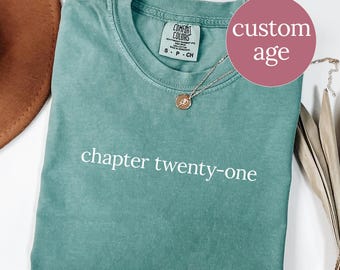 Camiseta de cumpleaños de Chapter – Camiseta de cumpleaños personalizada Comfort Colors®