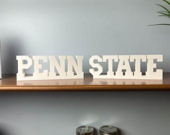 Penn State 3D Printed Text