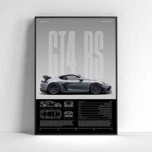 ポルシェ 911 GT3 RS ポスター | スポーツカー ウォールアートプリント