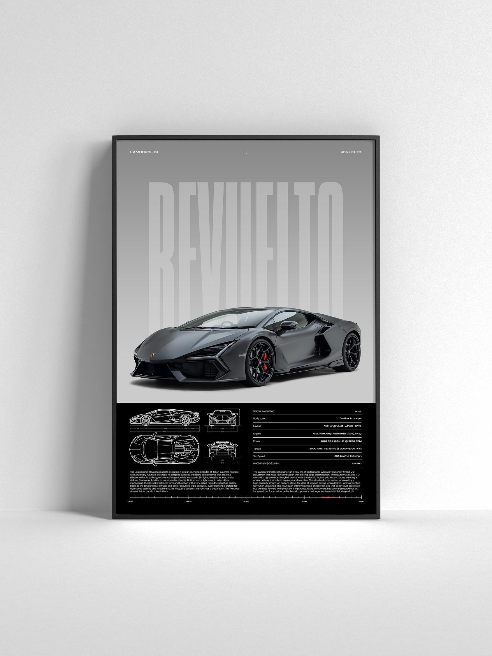 Lamborghini revuelto - Etsy 日本