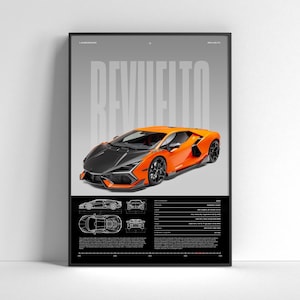 Lamborghini Revuelto Wall Art - Etsy