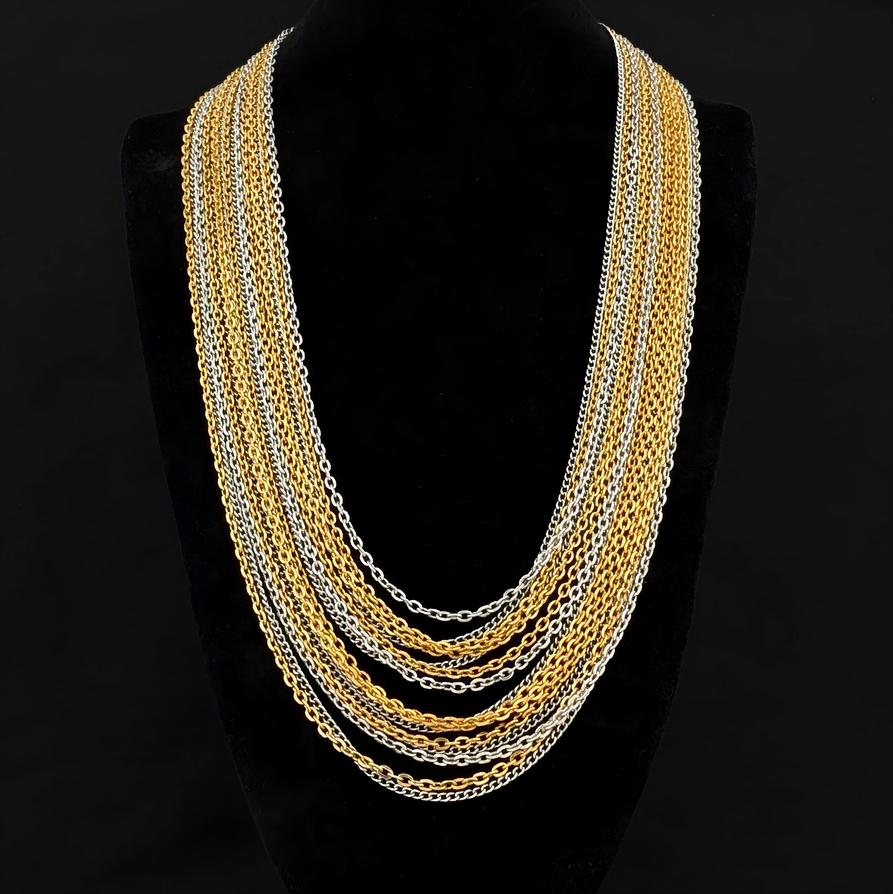 Vintage Multi Strand Trifari Necklace - Etsy