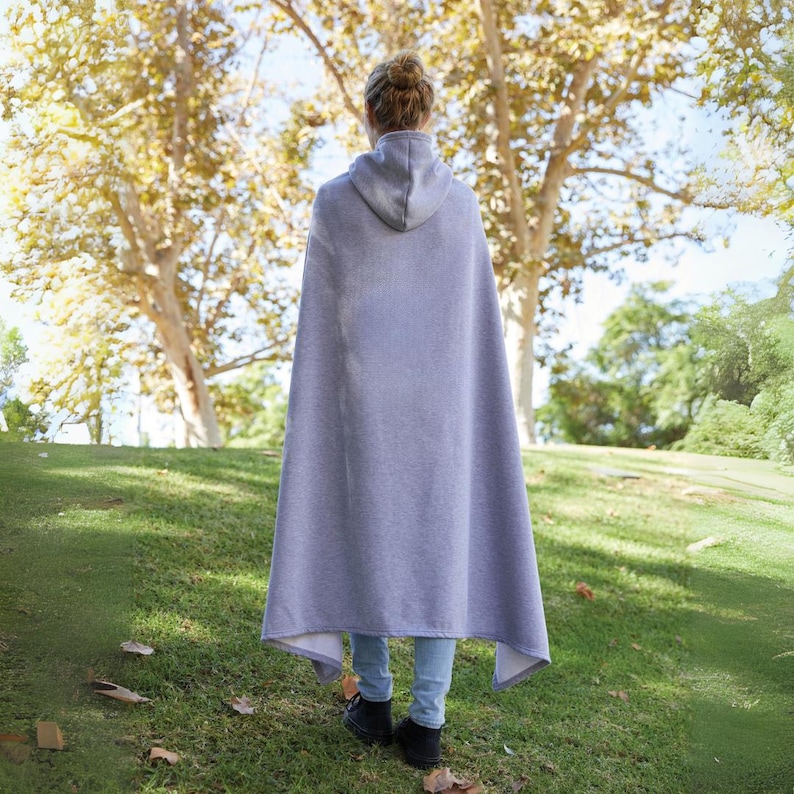 Wearable Hoodie Blanket, Sweatshirt Blanket for Game Days, Stadiums, Camping & the Beach image 4