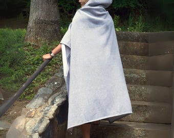 Wearable Hoodie Blanket, Sweatshirt Blanket for Game Days, Stadiums, Camping & the Beach