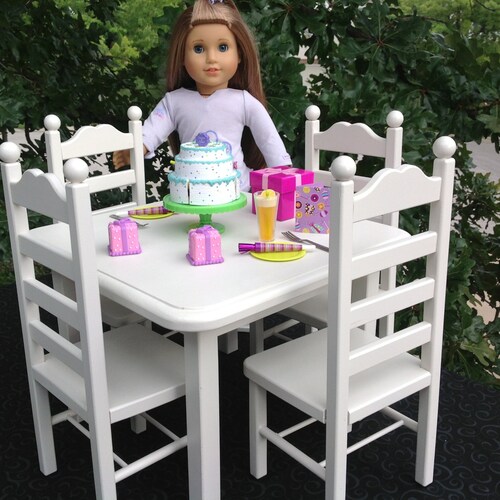 American Girl Doll Picnic Table Etsy