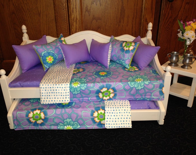 Positively Purple Trundle Daybed for American Girl Doll Etsy
