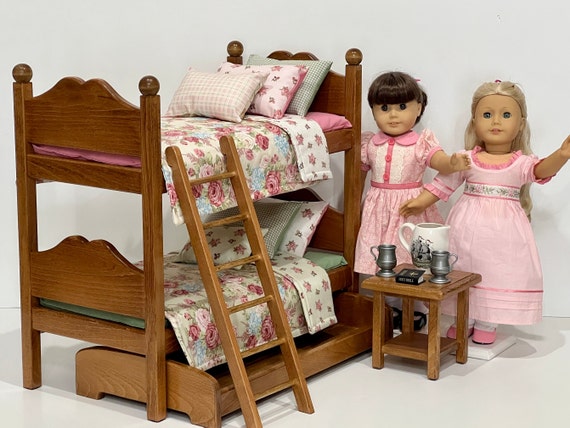 Literas muñecas de 18 pulgadas ropa de cama rosa y - Etsy México