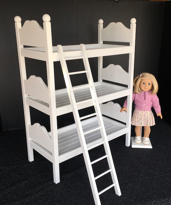 triple doll bunk bed