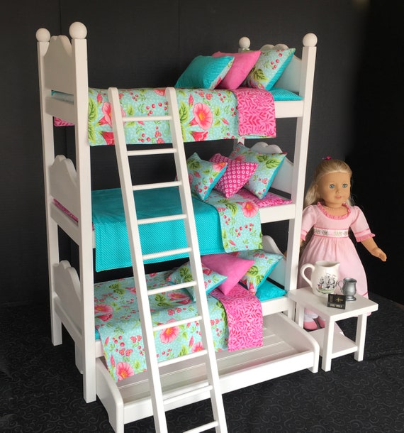 triple doll bunk bed