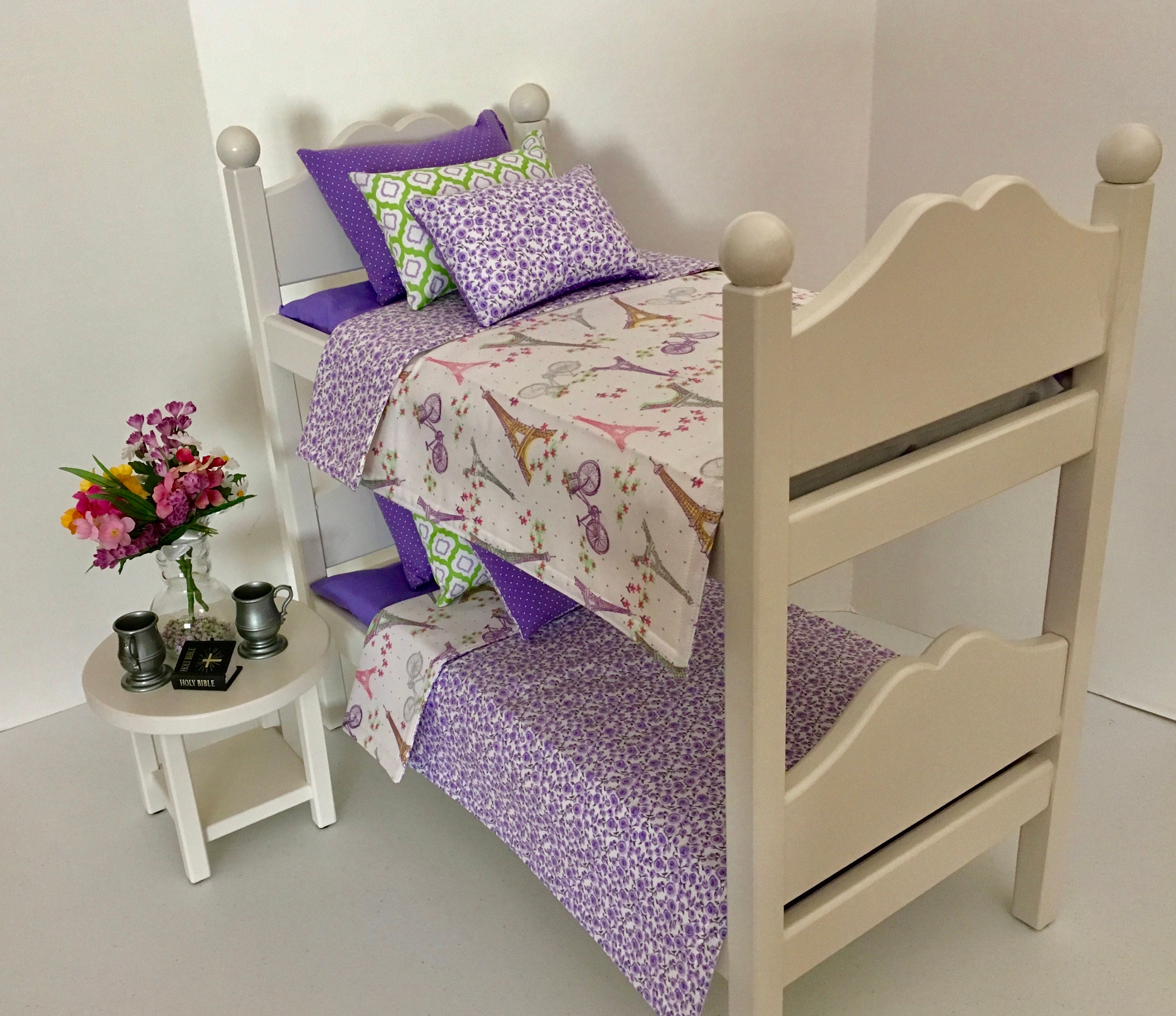 American Doll Bunk Beds Paris Bedding For 18 Inch Dolls 50