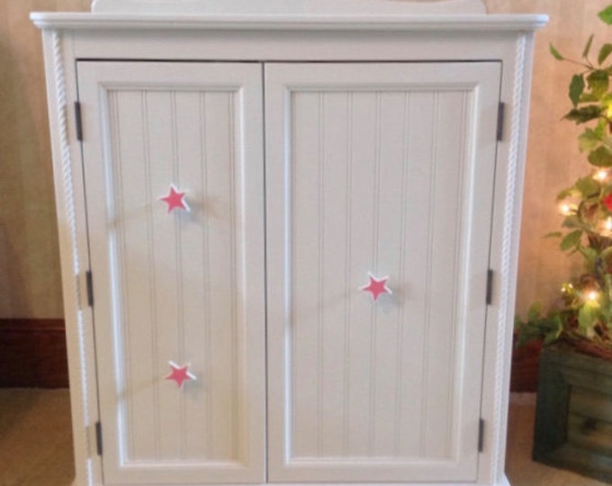 American Girl Doll Furniture, Wardrobe, Armoire Storage for 18 Doll