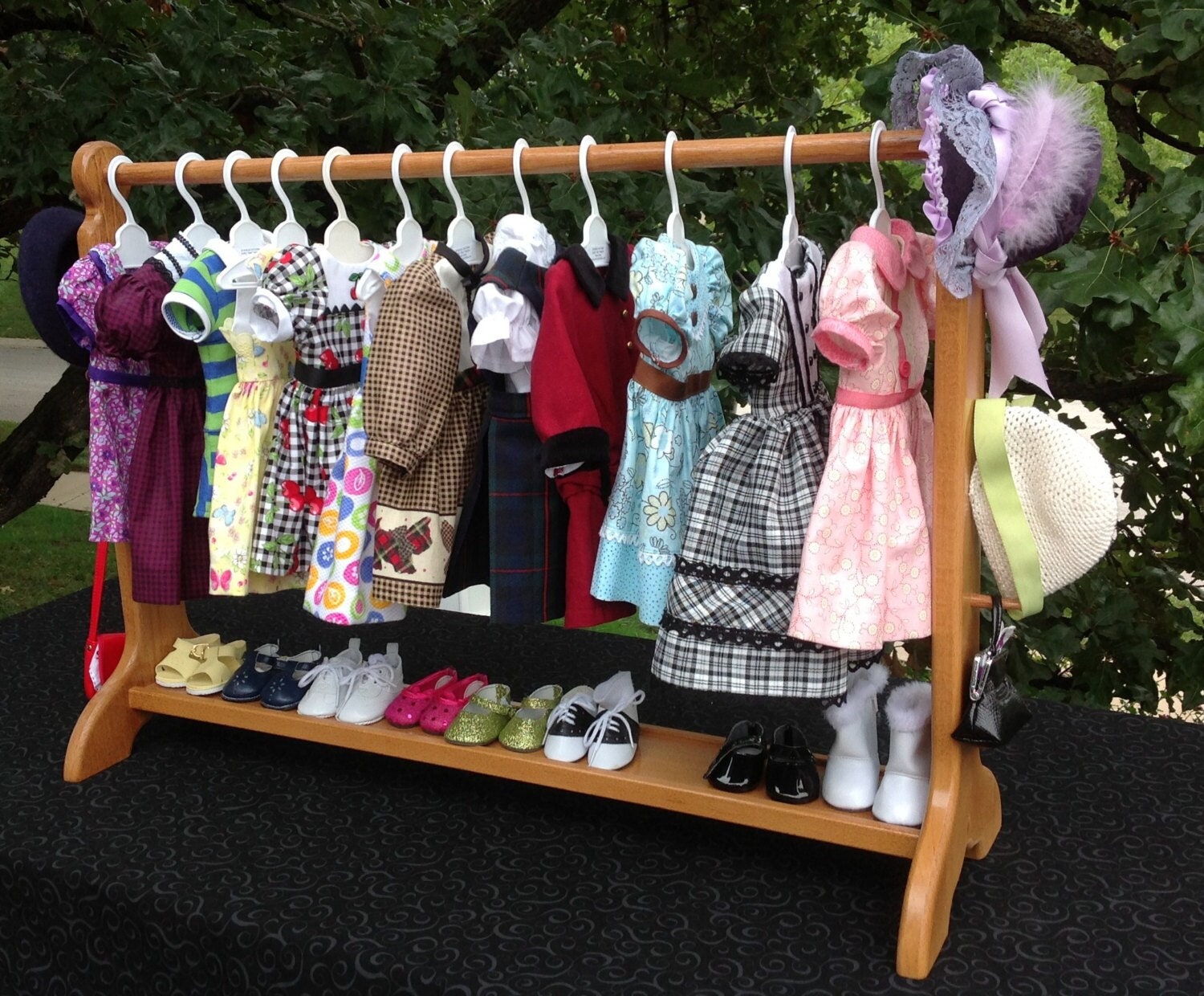 American girl cheap doll clothes rack