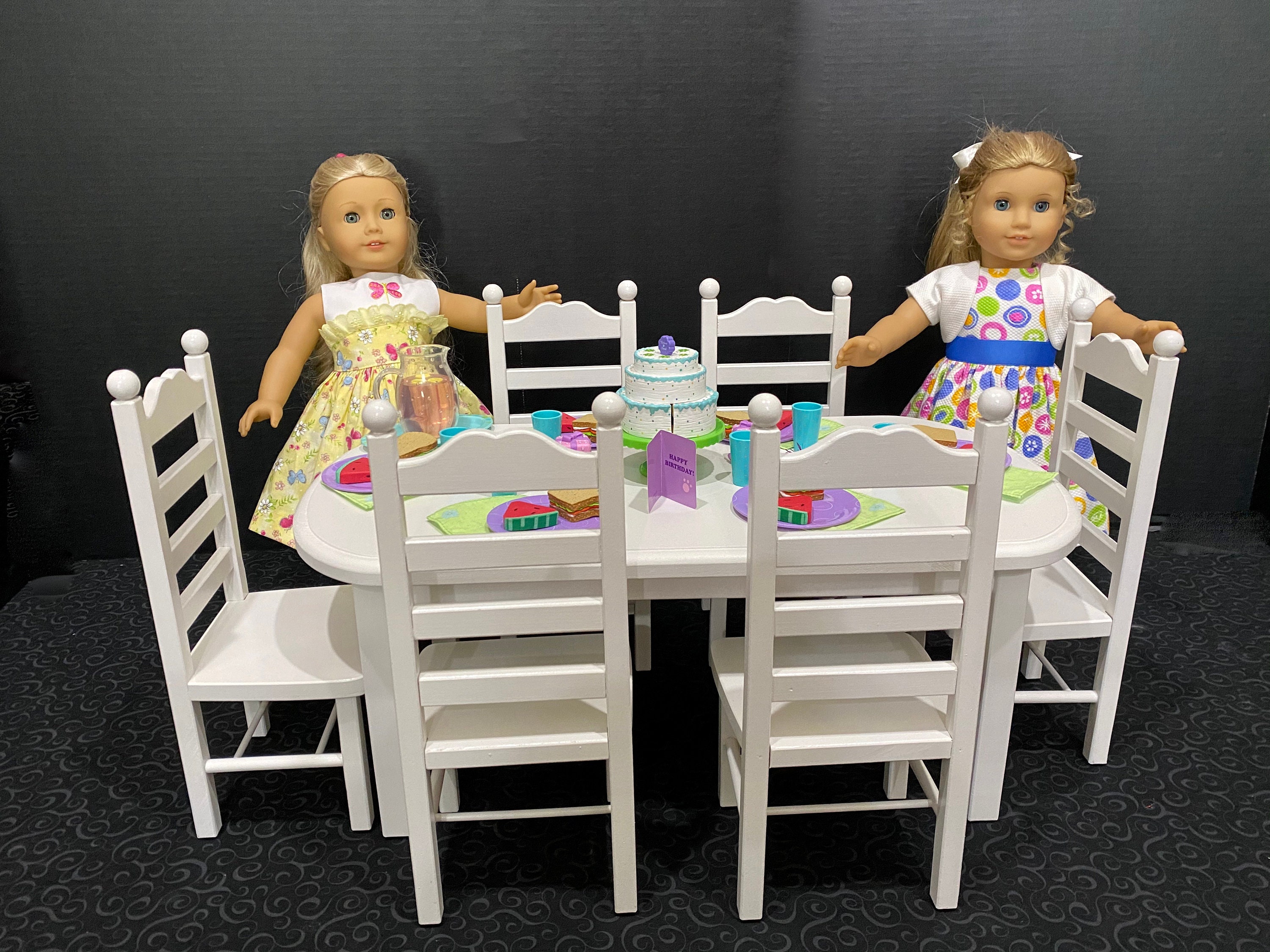 Doll table and chairs sales