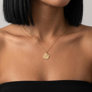 Angel Necklace, Guardian Angel Pendant Necklace, Gold Cherub Jewelry Gift for Her, Spiritual Protection Necklace, Dainty Celestial Jewelry image 2