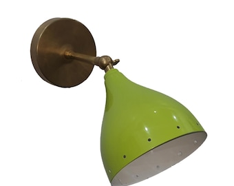 Stilnovo Style Wall Sconce for Kitchen | Mid-Century Brass Modern Wall Light